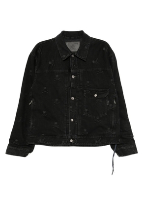 Mastermind Japan monogram denim jacket - Black
