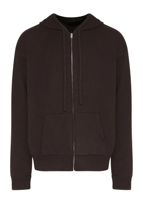 Maison Margiela zip-up hoodie - Brown