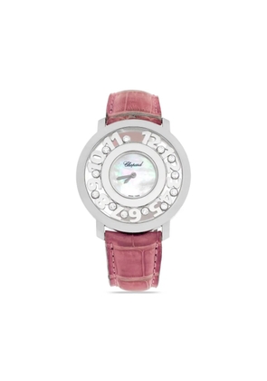Chopard Pre-Owned 2007 pre-owned Happy Diamonds 36mm - White