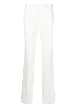Zegna mid-rise straight-leg trousers - White