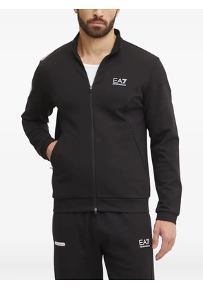 Ea7 Emporio Armani zip-up sweatshirt - Black