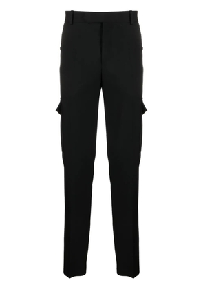 Alexander McQueen tapered-leg cargo trousers - Black