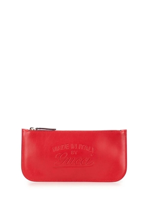 Gucci Pre-Owned 2000-2015 Leather Craft pouch - Red