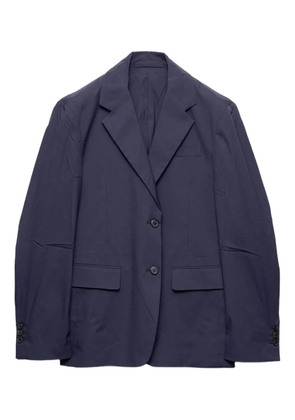 Prada poplin blazer - F0008 BLUE