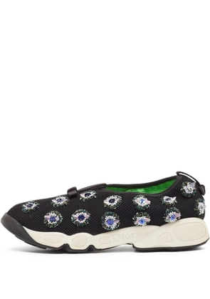 Christian Dior Pre-Owned bead-embellished sneakers - Black