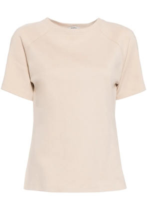 Goen.J twist-detailing cotton T-shirt - Neutrals