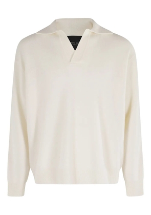 Roberto Collina v-neck T-shirt - Neutrals