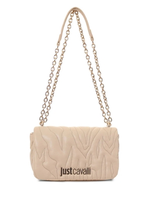 Just Cavalli quilted chain-strap shoulder bag - Neutrals