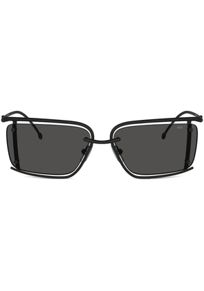 Diesel 0DL1002 rectangle-frame sunglasses - Black