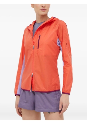 icebreaker hooded colourblock jacket - Orange