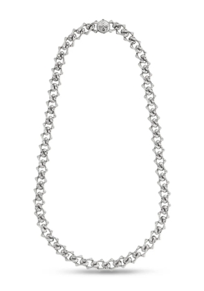 Emanuele Bicocchi sharp-chain logo-detail necklace - Silver
