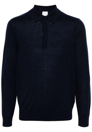 Paul Smith merino-wool polo shirt - Blue