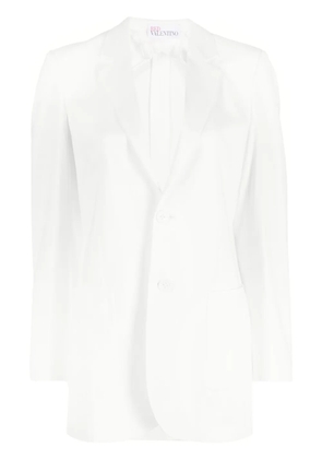 RED Valentino button-fastening blazer - White