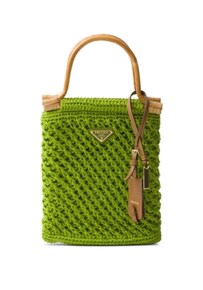 Prada mini crochet tote bag - Green