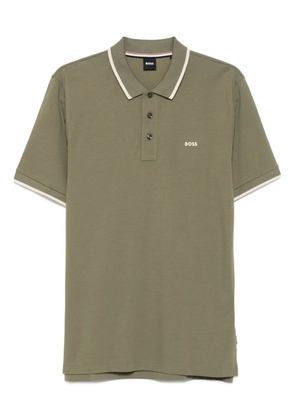 BOSS cotton polo shirt - Green
