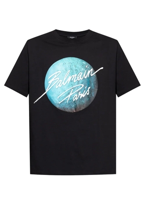Balmain graphic-print T-shirt - Black