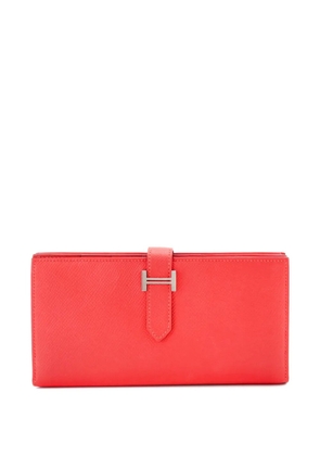 Hermès Pre-Owned Bearn Wallet Epsom Long small wallets - Red