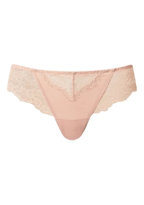 TWINSET lace-detail briefs - Pink