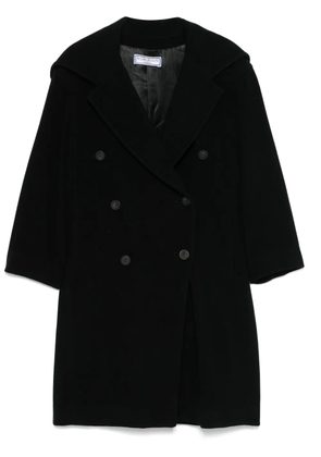 Saint Laurent Pre-Owned circa 1990's wool coat - Black