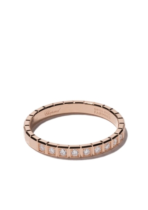 Chopard 18kt rose gold Ice Cube diamond ring - Pink