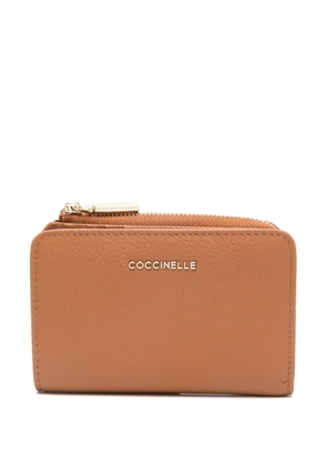 Coccinelle Soft Metallic wallet - Brown