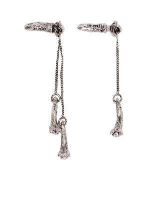 LEMAIRE chain earrings - Silver