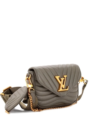 Louis Vuitton Pre-Owned New Wave Multi Pochette Quilted Leather crossbody bag - Green