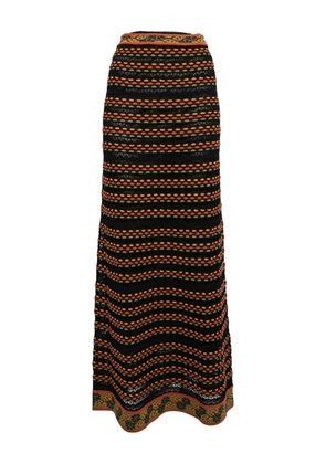 Missoni Pre-Owned knitted maxi skirt - Black