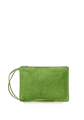Bottega Veneta Pre-Owned 2013-2025 Suede clutch bag - Green
