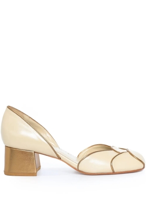 Sarah Chofakian 40mm Estela pumps - Neutrals