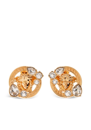 Versace Medusa Head-motif embellished earrings - Gold