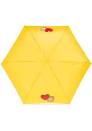 Moschino Teddy Bear-print umbrella - Yellow