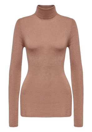 12 STOREEZ roll-neck merino-wool jumper - Pink