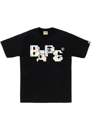 A BATHING APE® logo-print T-shirt - Black