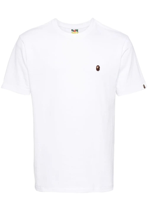 A BATHING APE® logo-patch T-shirt - White