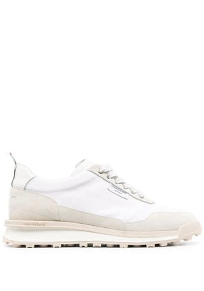 Thom Browne Tech Runner suede sneakers - White