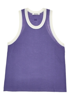 Wales Bonner mesh tank top - Blue