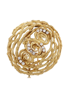 Chaumet 1970's Chaumet diamond brooch - Gold