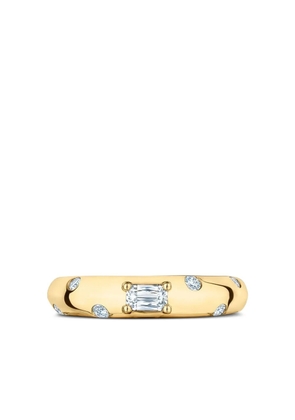 KWIAT 18K yellow gold Cobblestone diamond ring