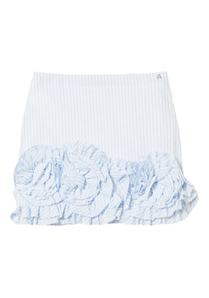 TWINSET ruffle-detail miniskirt - Blue