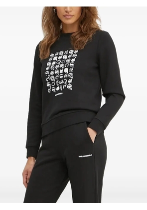 Karl Lagerfeld graphic-print sweatshirt - Black