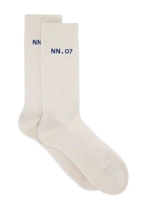 NN07 ribbed crew socks - Neutrals