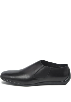Prada Pre-Owned leather slip-on loafers - Black