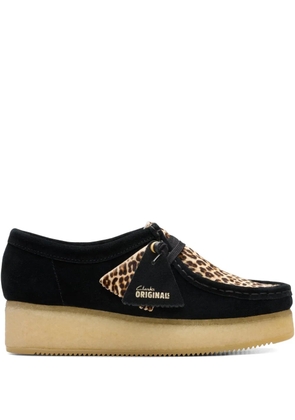 Clarks Originals Wallacraft leopard Derby shoes - Black