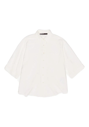 Bimba y Lola textured pocket shirt - White