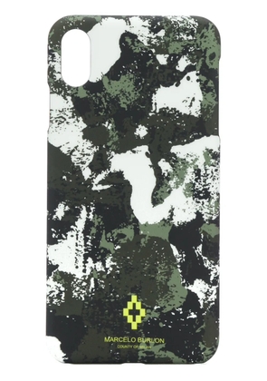 COUNTY OF MILAN camouflage-print iPhone XS Max case - Green