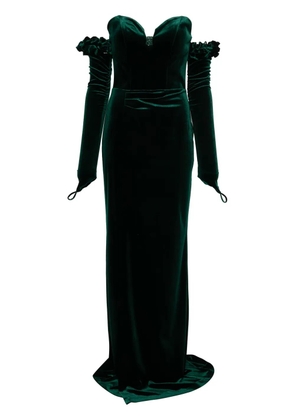 CRISTALLINI Brigitte maxi dress - Green