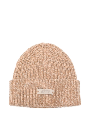 Autry ribbed beanie - Brown
