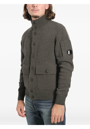 C.P. Company button-pocket wool cardigans - Grey