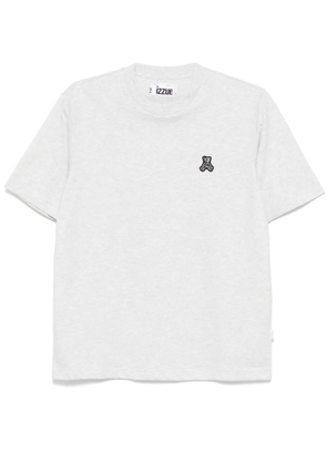 izzue logo-patch T-shirt - Grey